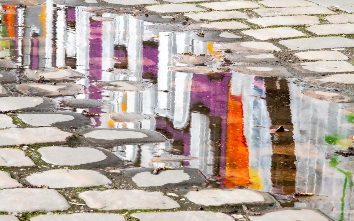 Pavés, canal de l'Ourcq